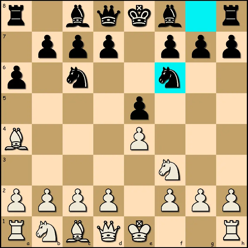 Screenshot des Schach-Bots mit eigener Benutzeroberfläche